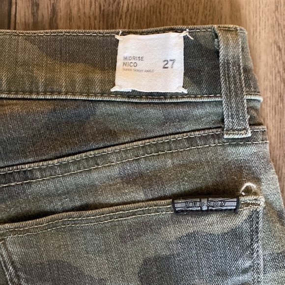 Hudson Camouflage Nico Midrise Ankle Skinny Jeans - Picture 6 of 10